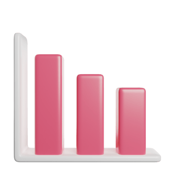 Decrease Analytics Graph png