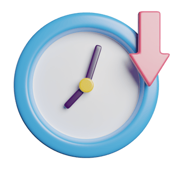 Decrease Analytics Graph png