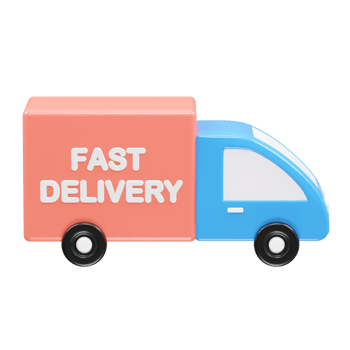 Delivery icon 3d illustration transparent element png