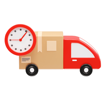 Delivery icon 3d illustration transparent element png