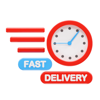 Delivery icon 3d illustration transparent element png