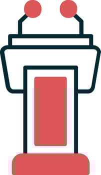 Podium Vector Icon