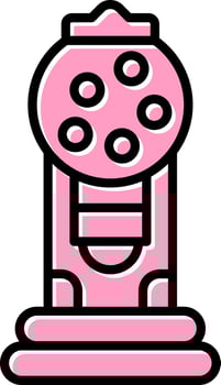 Gum Machine Vector Icon