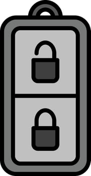 Car Key Vector Icon