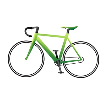 Road bicycle icon in color. Sport race cycling vector
