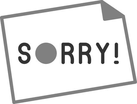 Sorry Vector Icon