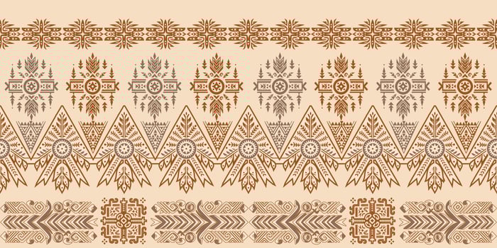 Native american indian ornament pattern geometric ethnic textile texture tribal aztec pattern navajo mexican fabric seamless decoration fashion vector