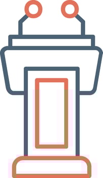 Podium Vector Icon
