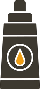 Lubricant Glyph Two Colour Icon vector