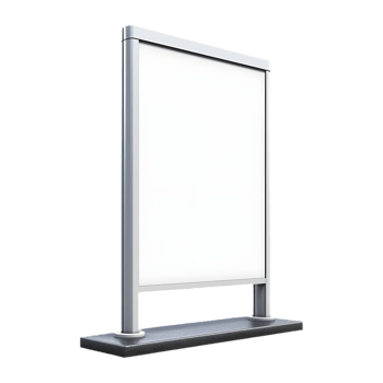 AI generated Sign Board Mockup on Transparent background - Ai Generated png