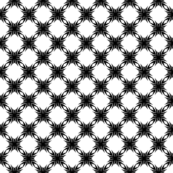 Black seamless abstract pattern. Overlay for background and backdrop. Ornamental design. PNG graphic illustration with transparent background.