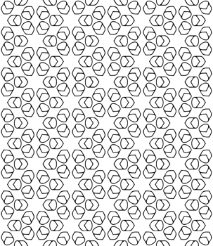 Black seamless abstract pattern. Overlay for background and backdrop. Ornamental design. PNG graphic illustration with transparent background.