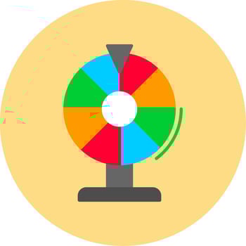 flat multicolor circle vector