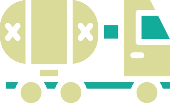 Oil Tanker Vector Icon