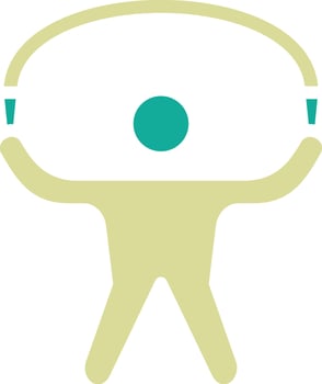 Person skipping rope Vector Icon