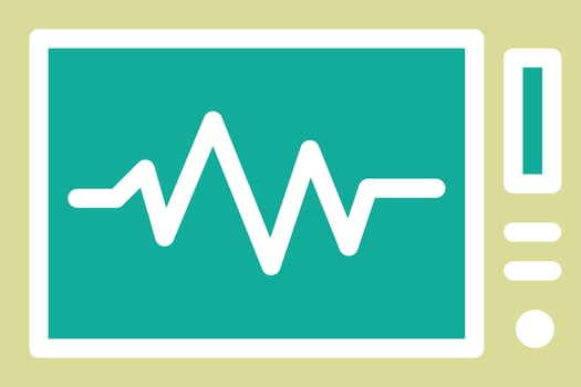 Electrocardiogram Vector Icon