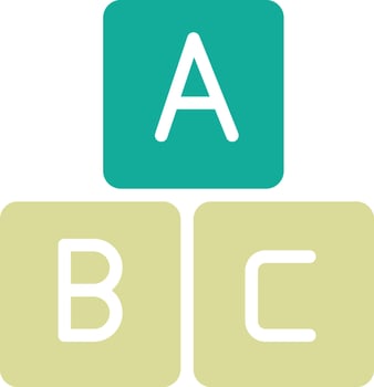 ABC Blocks Vector Icon