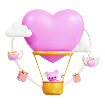 3D Illustration Valentine Day png