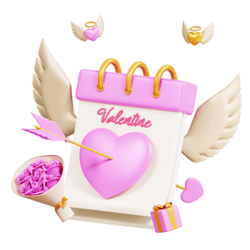 3D Illustration Valentine Day png