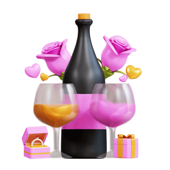 3D Illustration Valentine Day png
