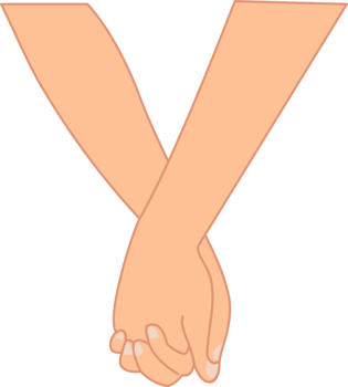 Holding hands illustration or couple holding hands showing romantic relationship png