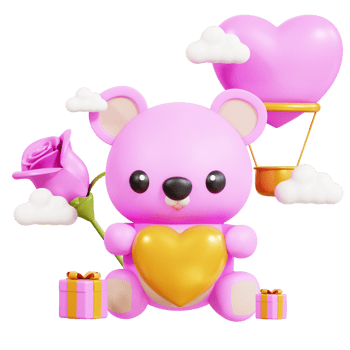 3D Illustration Valentine Day png