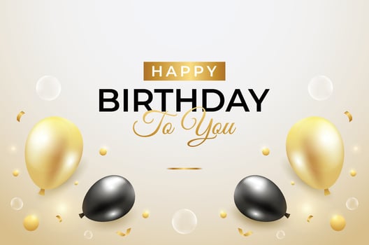 Birthday Background Luxury Template Collection vector