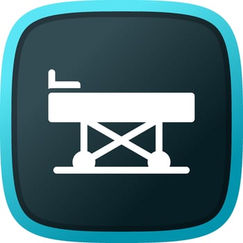 Stretcher Creative Icon Design vector