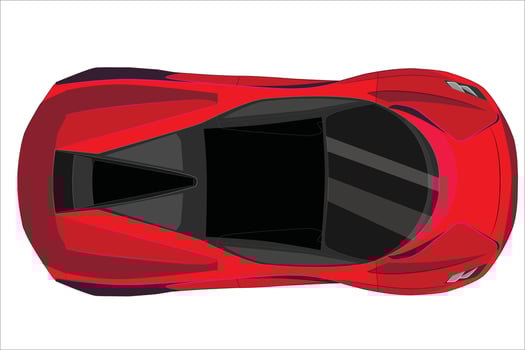 Cars set from above, top view isolated. Realistic transportation. Modern urban sport vehicle. View from a bird's eye view. Realistic car design. Flat style vector illustration.