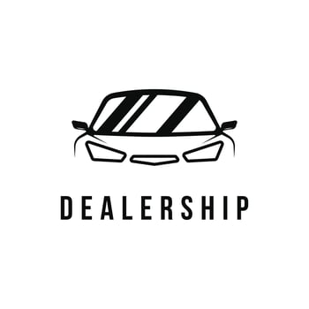 car logo design concept looks for dealer vector