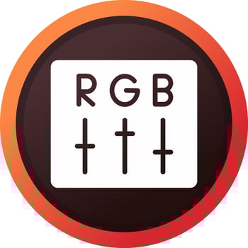 Rgb Creative Icon Design vector