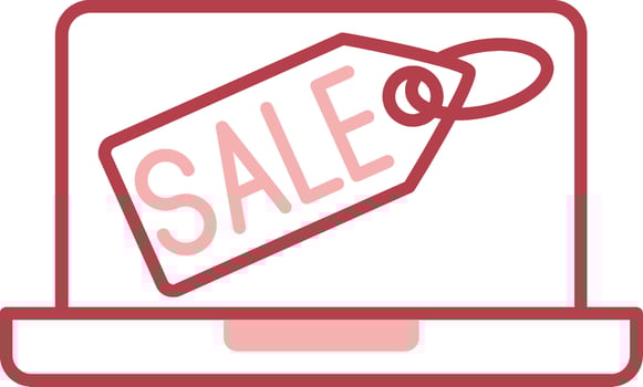 Laptop Solid Two Color Icon vector