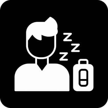 Tired Vector Icon