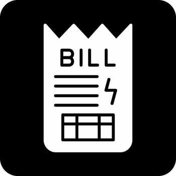 Bill Vector Icon