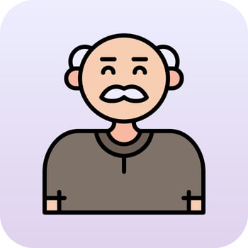 Grandfather Vector Icon