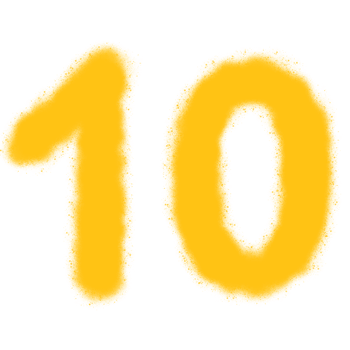 English numbers One to nine, for decorating book covers, advertising, cards, messages. png