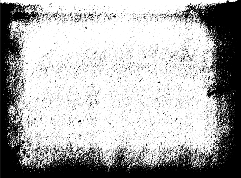 Grunge border texture background. Abstract frame overlay. PNG graphic illustration with transparent background.