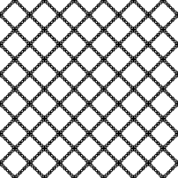 Black seamless abstract pattern. Overlay for background and backdrop. Ornamental design. PNG graphic illustration with transparent background.