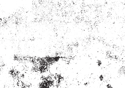 Rustic grunge texture with grain and stains. Abstract noise background. PNG graphic illustration with transparent background.