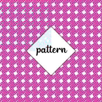 Floral pink color pattern design. vector
