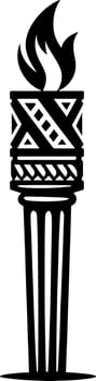 Luau Torch Light vector