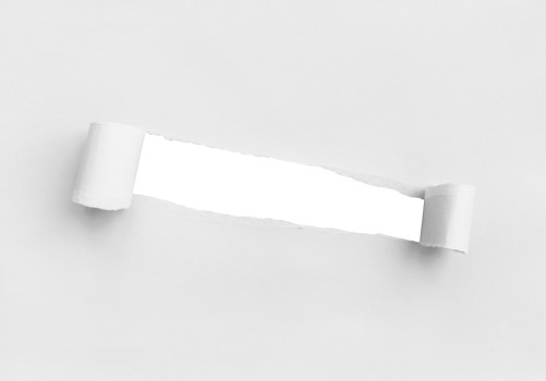 White Torn Paper Background png