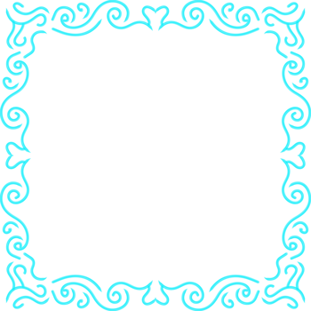 hand drawn floral frame png