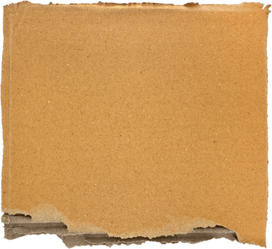 Brown Torn Corrugated Cardboard png