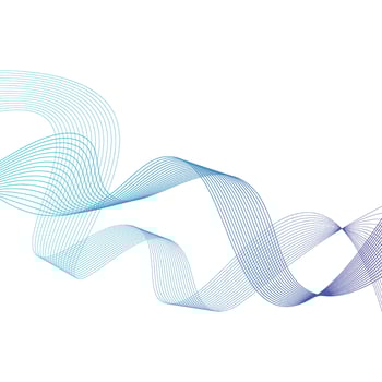 Abstract Gradient Wavy Line Decoration vector