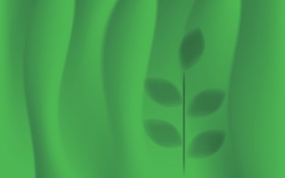Simple green abstract background design vector