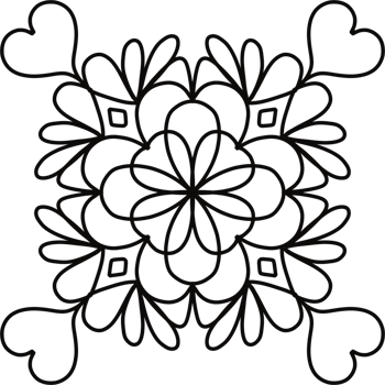 hand drawing mandala for Coloring. Circular mandala pattern on transparent background png