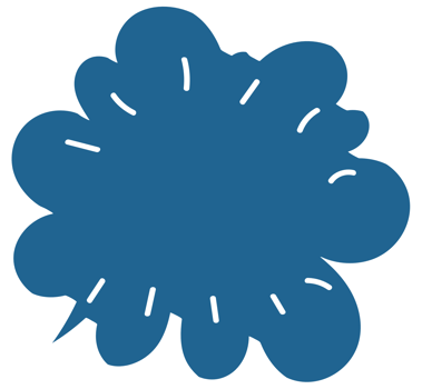 Colorful pastel blue color speech bubble balloon, icon sticker memo keyword planner text box banner, flat png transparent element design