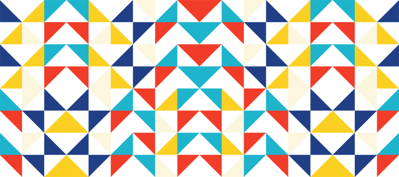 triangle colorful red mosaic pattern design transparent  background png