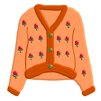 knit sweater with acrylic png